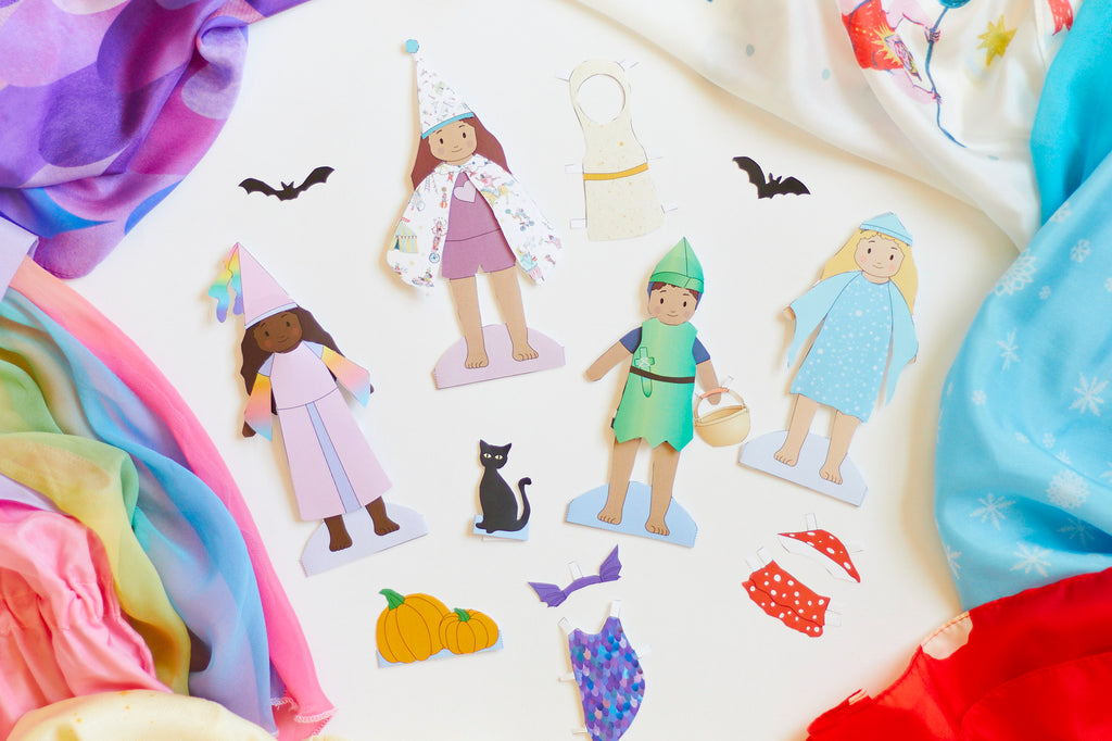 Halloween Paper Dolls